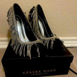 Azalea Wang NIB Rhinestone Heels